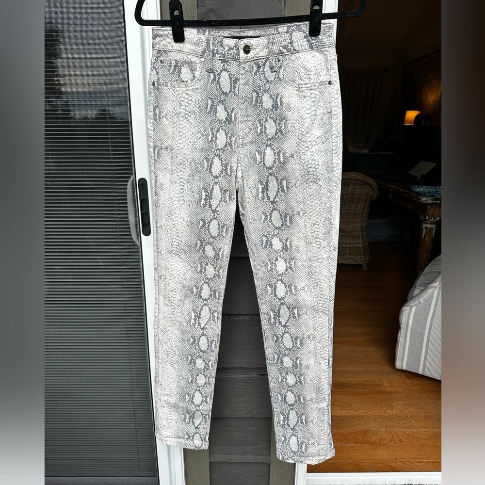 JOES High Rise Luna Cigarette Pants Snake Print‎ 26